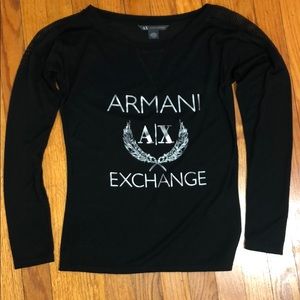 LONG SLEEVE ARMANI EXCHANGE TOP